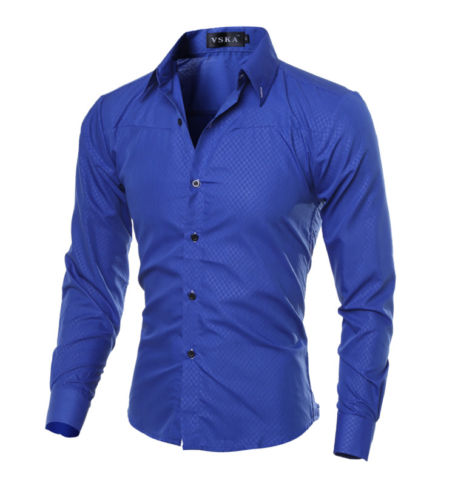 2020 Fashion Men Luxury Casual Formal Shirt