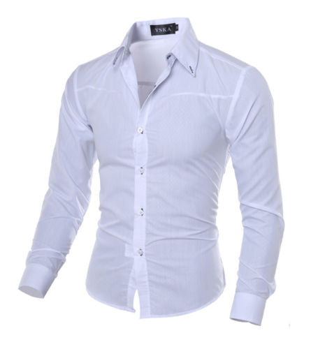 2020 Fashion Men Luxury Casual Formal Shirt
