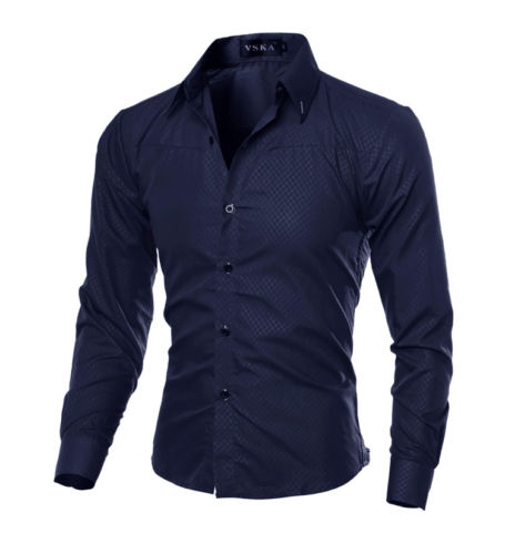 2020 Fashion Men Luxury Casual Formal Shirt