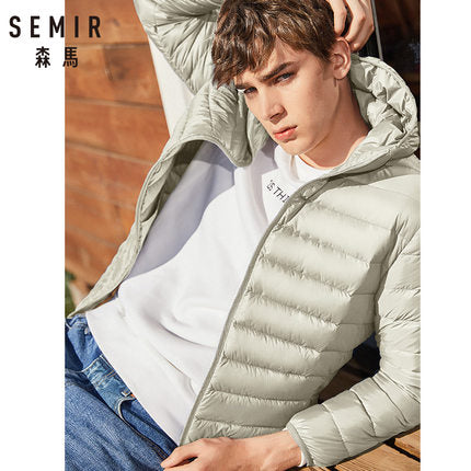 SEMIR brand men down jacket casual fashion winter jacket for men