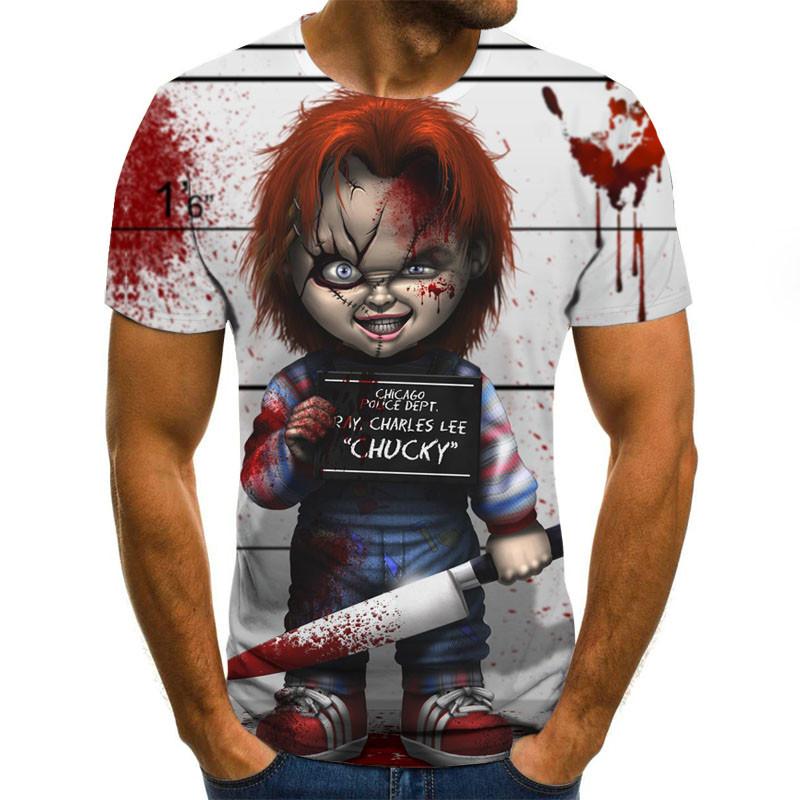 2020 Mens horror T shirts Fashion