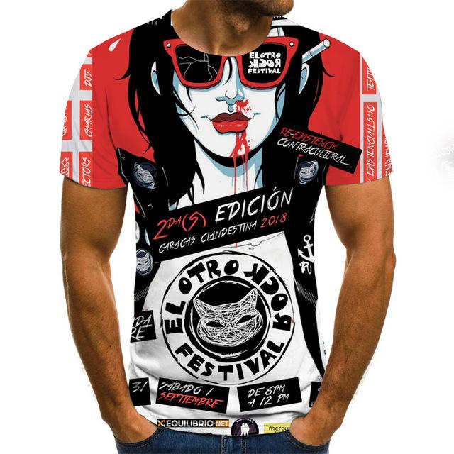 2020 Mens horror T shirts Fashion
