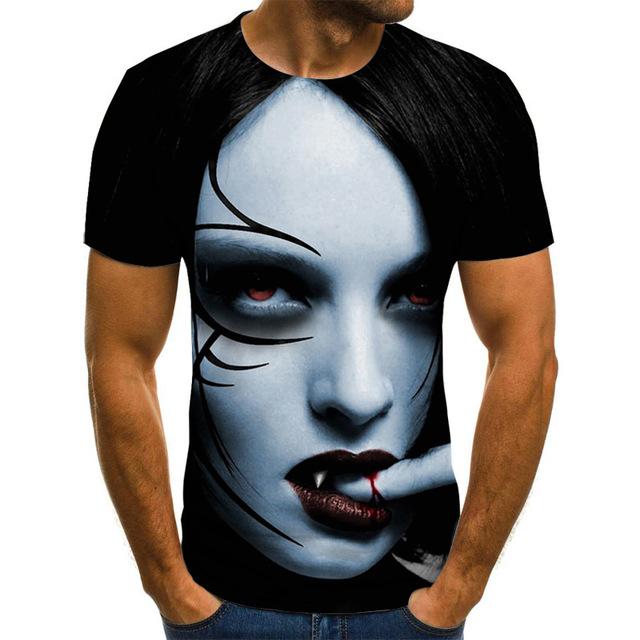 2020 Mens horror T shirts Fashion