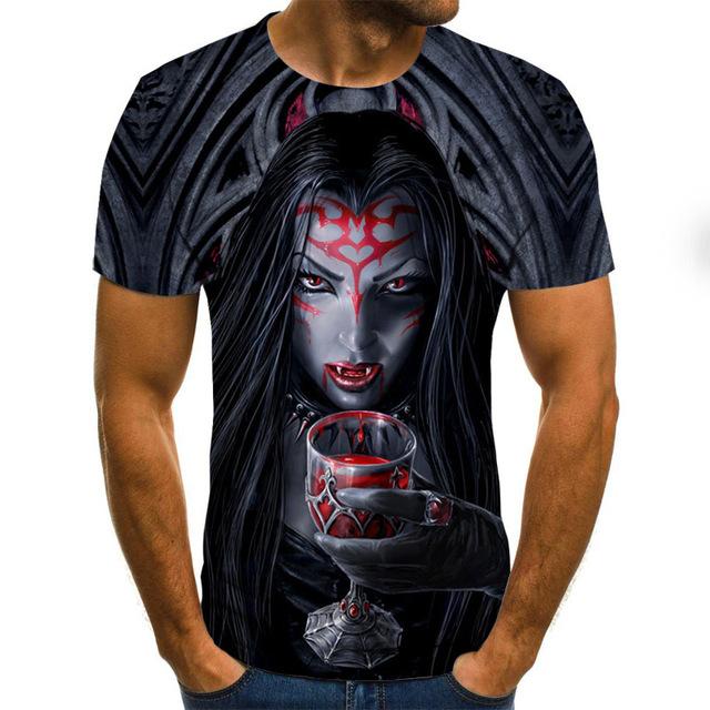 2020 Mens horror T shirts Fashion