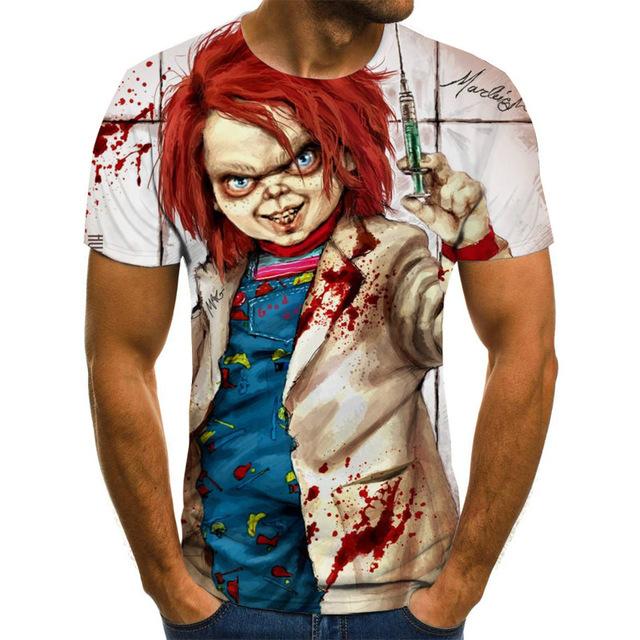 2020 Mens horror T shirts Fashion