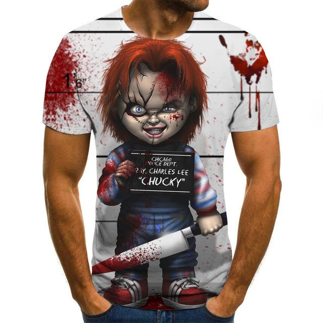 2020 Mens horror T shirts Fashion