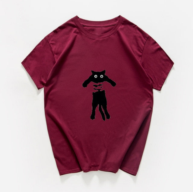 Cat What  funny T-Shirt men