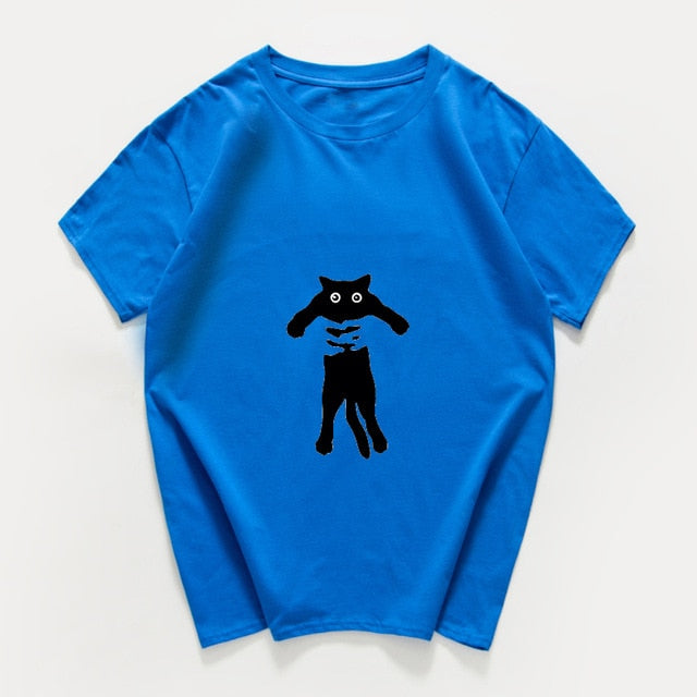 Cat What  funny T-Shirt men