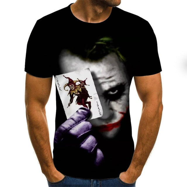 2020 hot-sale Clown 3D Printed T Shirt