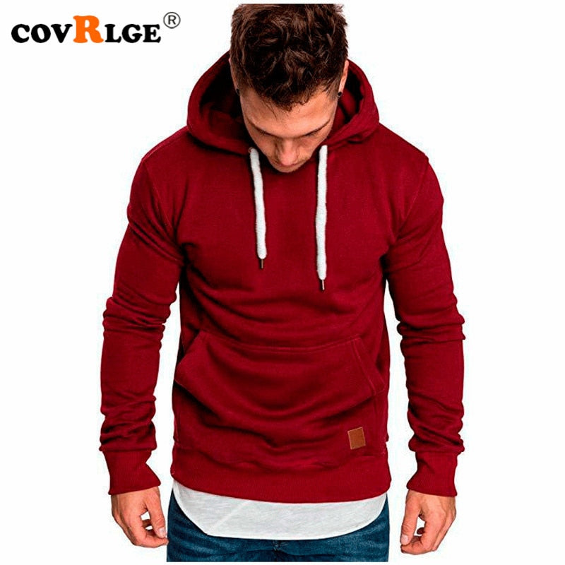 Covrlge Mens Sweatshirt Long Sleeve Autumn Spring Casual Hoodies T