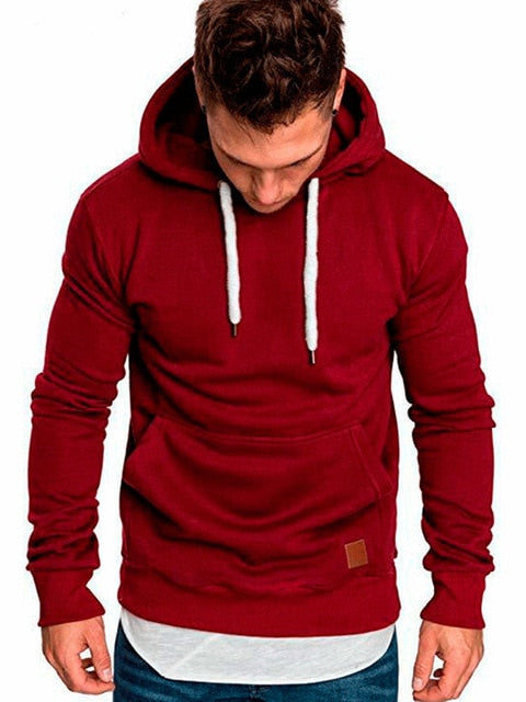 Covrlge Mens Sweatshirt Long Sleeve Autumn Spring Casual Hoodies T