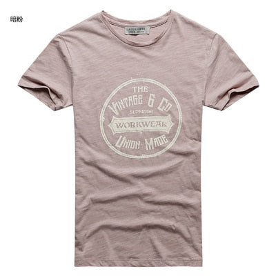 Summer Men New Street Trend Printing Short Sleeve