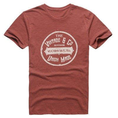 Summer Men New Street Trend Printing Short Sleeve