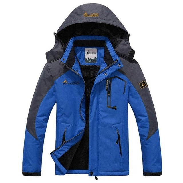 Winter Parka Men Windbreak Plus Velvet Thick Warm