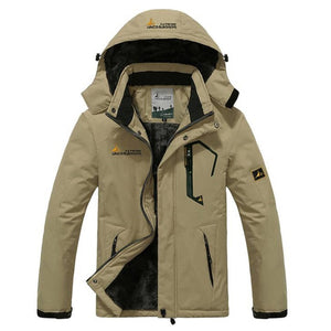 Winter Parka Men Windbreak Plus Velvet Thick Warm
